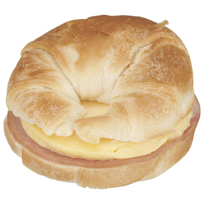 Ham, Egg & Cheese On A Croissant
