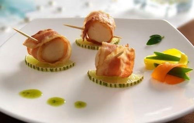 Scallop Wrapped in Bacon