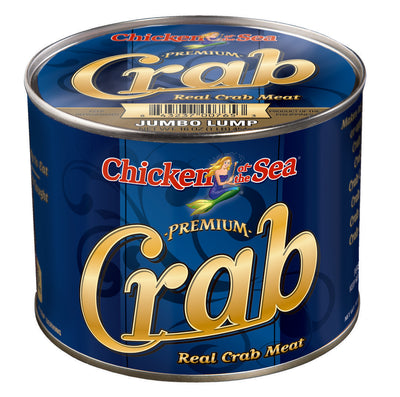 Crabmeat Blue Swimming Jumbo Lump Pasteurized Cooked Ref Can Imported Wild