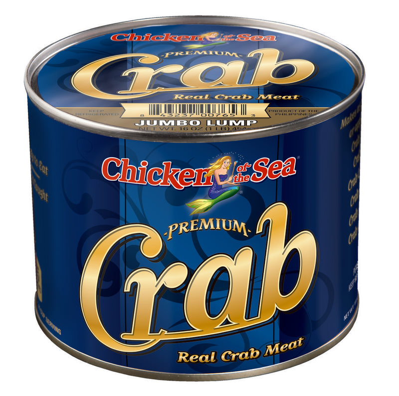 Crabmeat Blue Swimming Jumbo Lump Pasteurized Cooked Ref Can Imported Wild