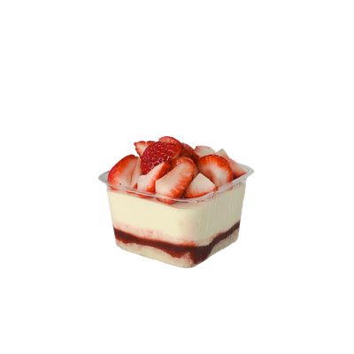 Strawberry Tiramisu Cube Cake