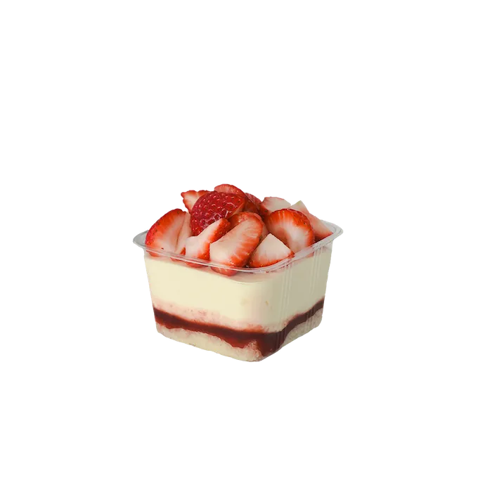 Strawberry Tiramisu Cube Cake