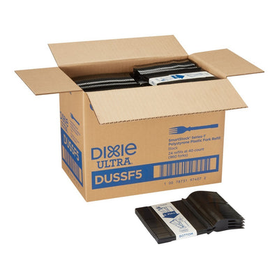 Gp Pro Dixie Ultra ® Smartstock ® Series-T Polystyrene Plastic Fork Refill, Black