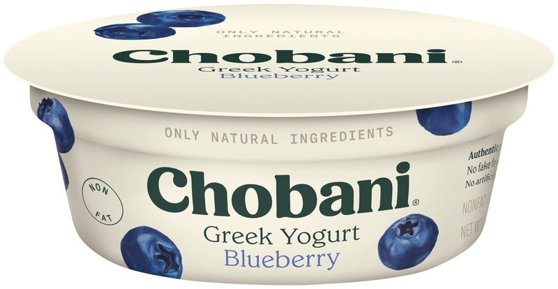 Chobani ® Nonfat Greek Yogurt Blueberry 4oz 12pk