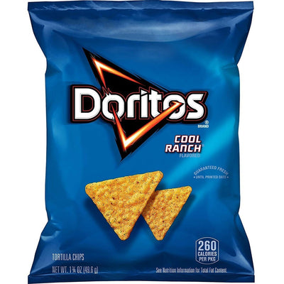 Doritos Tortilla Chips Crazy Cool Ranch 1-3/4 Ounce