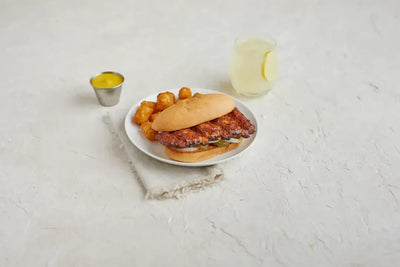 AdvancePierre™ Fully Cooked Beef Rib Patties with Honey BBQ Sauce, 3.25 oz