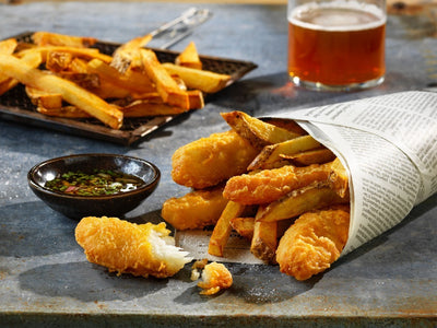 1/10 lb Brewer's Choice Battered Cod Fillets