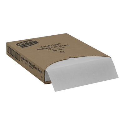 Dixie ® Handi-Size ® Standard Release Greaseproof Pan Liners by GP Pro (Georgia-PACific), 16.38' X 12.19', White, 1000 Sheets per Box
