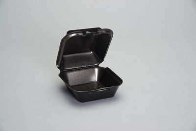 Sn225--3L  5.1X5.75 Sandwich Hinged Foam/  Black  500 Pcs