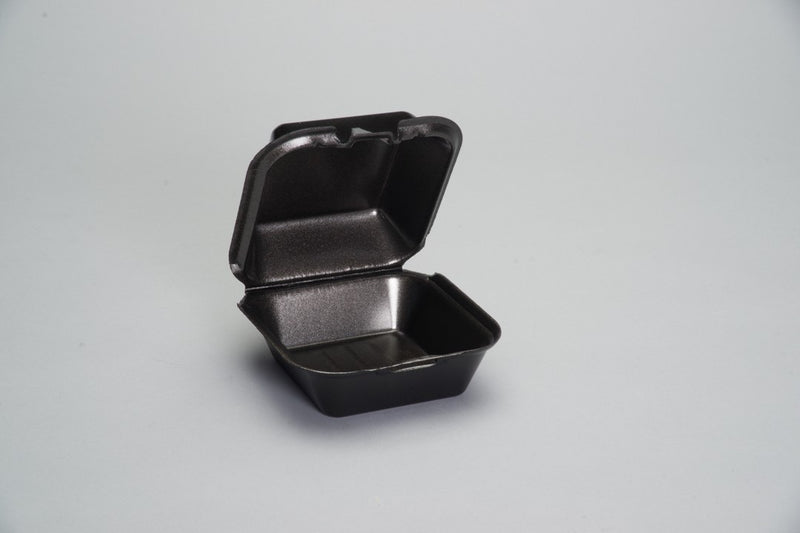 Sn225--3L  5.1X5.75 Sandwich Hinged Foam/  Black  500 Pcs