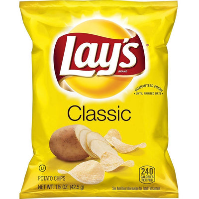 Lay's Classic Potato Chips 1.5oz/64