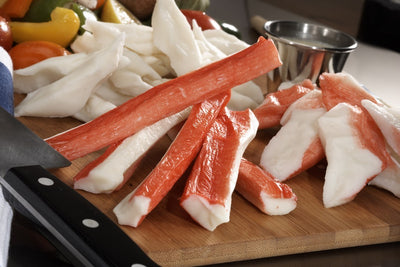 Imitation Crabmeat Flake Surimi 2.5 lb Cooked Frozen