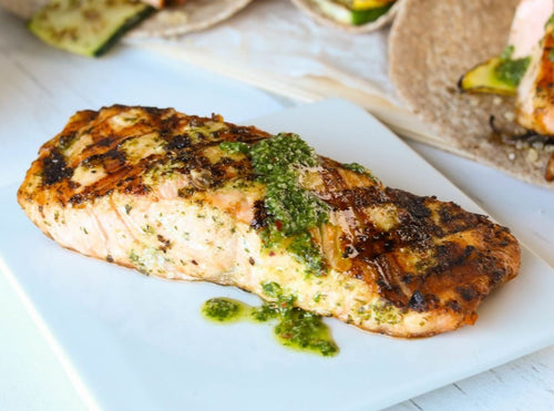 Atlantic Salmon Portions - 8oz IVP, 10lb cs