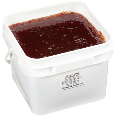 2 Gallon (22 lb) Tabasco Brand Spicy Pepper Jelly, Plastic Pail