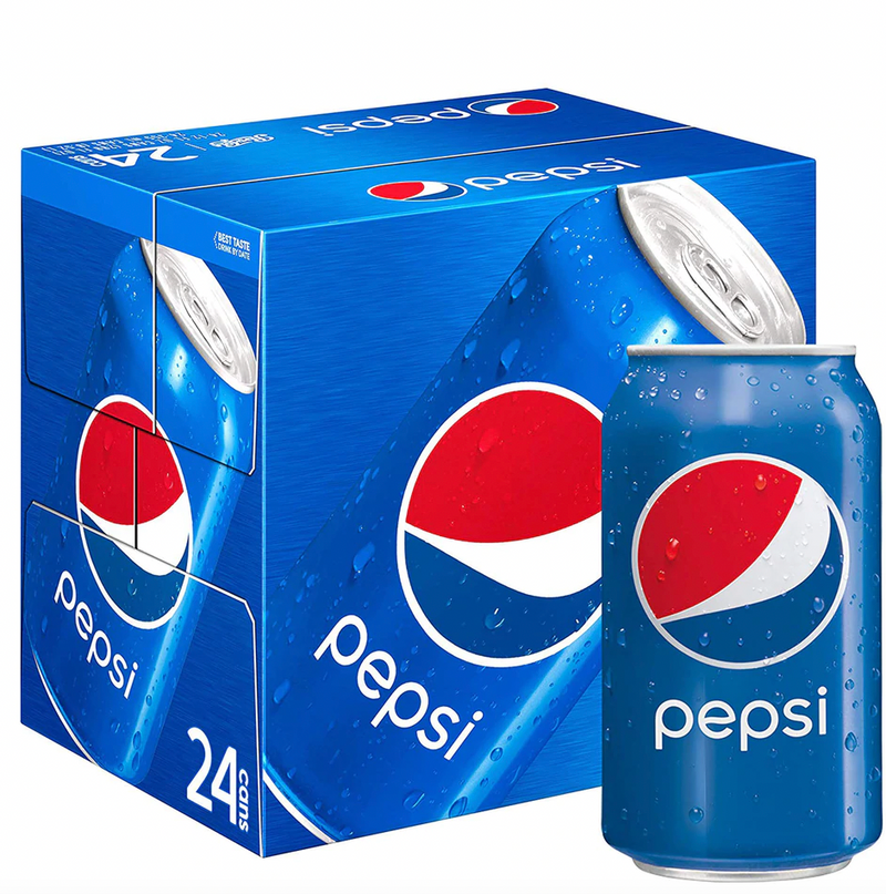 Pepsi Soda 12 Oz Can (24 Pack)