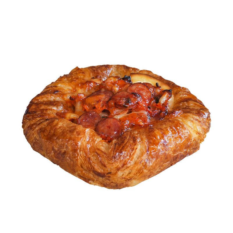 Kimchi Sausage Danish