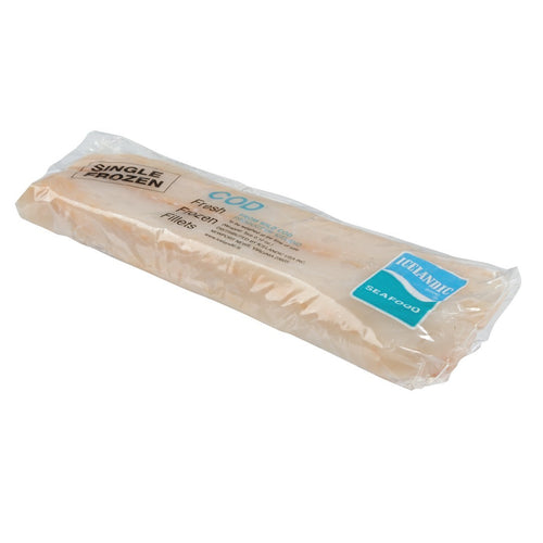 10/5 lb Atlantic Cod Fillets, Cello Pack, Skinless / Boned, MSC