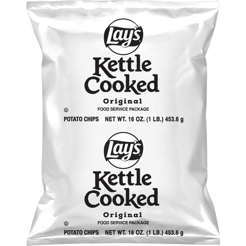 Lay's Regular Kettle Potato Chips 16 Ounces/8 Count