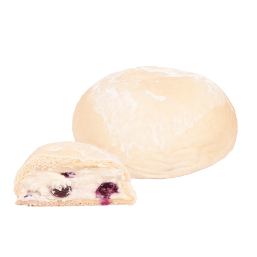 Blueberry Mochi Cream Cheese Bun