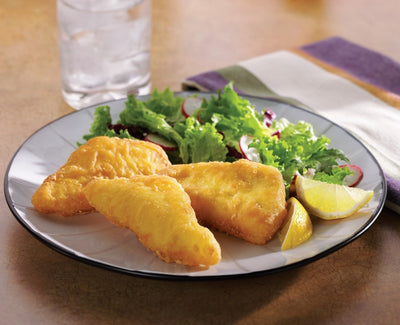 1/10 lb Western Style Battered Cod Portions