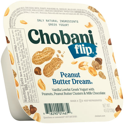Chobani ® Flip ® Lowfat Greek Yogurt Peanut Butter Dream ® 4.5oz