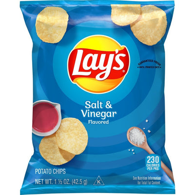 Lay's Potato Chips Salt & Vinegar Flavored 1 1/2 oz