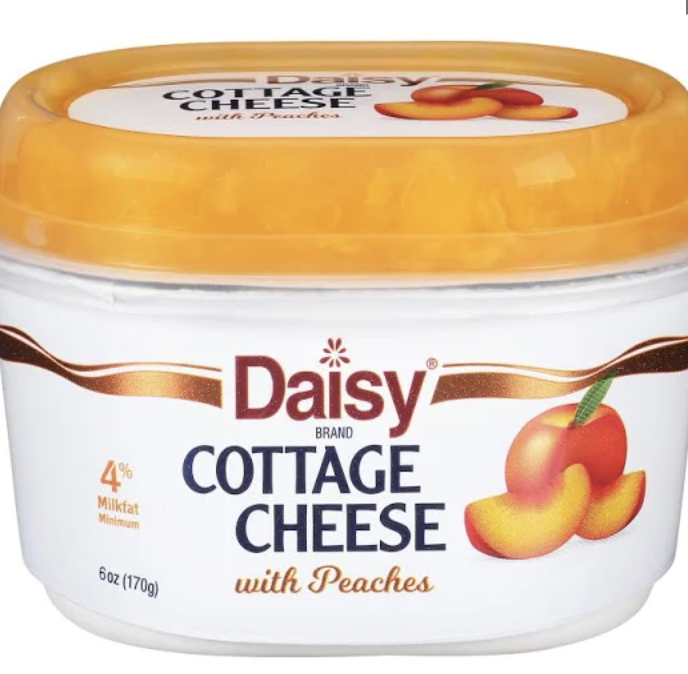 Cottage Cheese Peach 6Oz X 12 | Daisy
