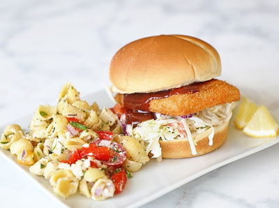 10/6 lb Crunchy Raw Breaded Cod Rectangles, Kosher
