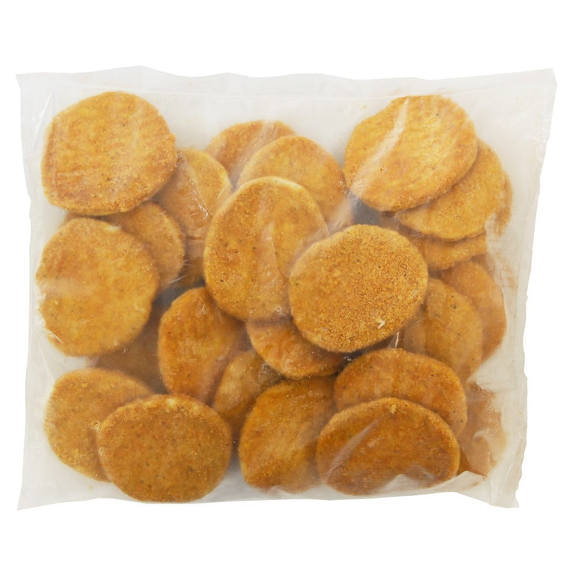 Brakebush ® Chik-Licious™ CN Breaded Breast Patties, Fully Cooked, Frozen, 3.25 oz.