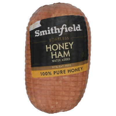 Smithfield Honey Ham, Silver Medal, Smoked, Water Added, 2/9 lb, Random Weight