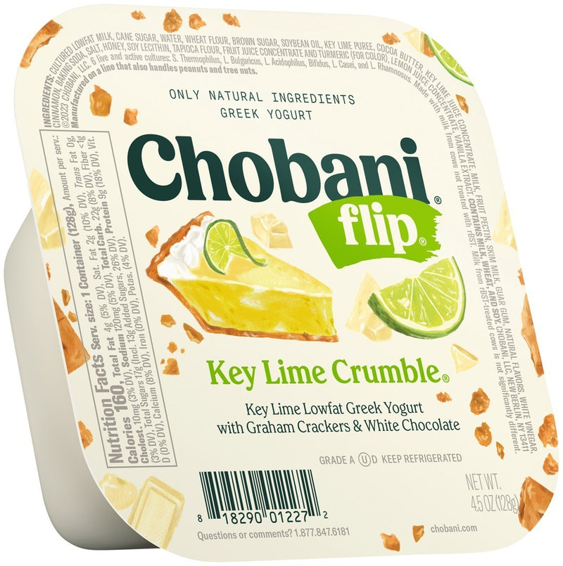 Chobani ® Flip ® Lowfat Greek Yogurt Key Lime Crumble ® 4.5oz