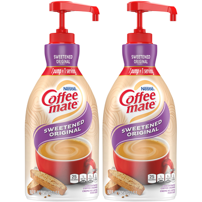 COFFEE MATE Sweetened Original Concentrate Pump Bottle 2x1.5L